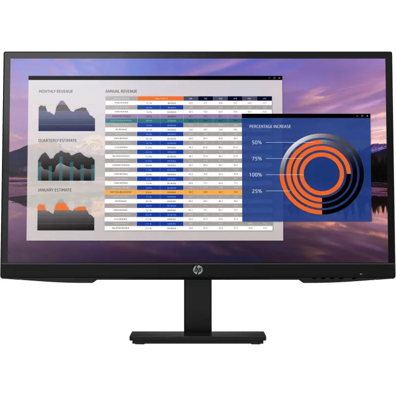 HP P27h G4 Monitor PC 68,6 cm (27") 1920 x 1080 Pixel Full HD LCD Nero