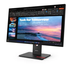 Lenovo ThinkVision T27QD-40 Monitor PC 68,6 cm (27") 2560 x 1440 Pixel Wide Quad HD LED Nero