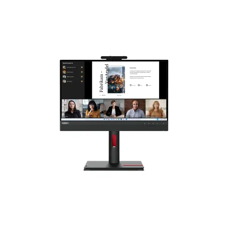 Lenovo ThinkCentre Tiny-In-One 22 Gen 5 Monitor PC 54,6 cm (21.5") 1920 x 1080 Pixel Full HD LED Touch screen Nero