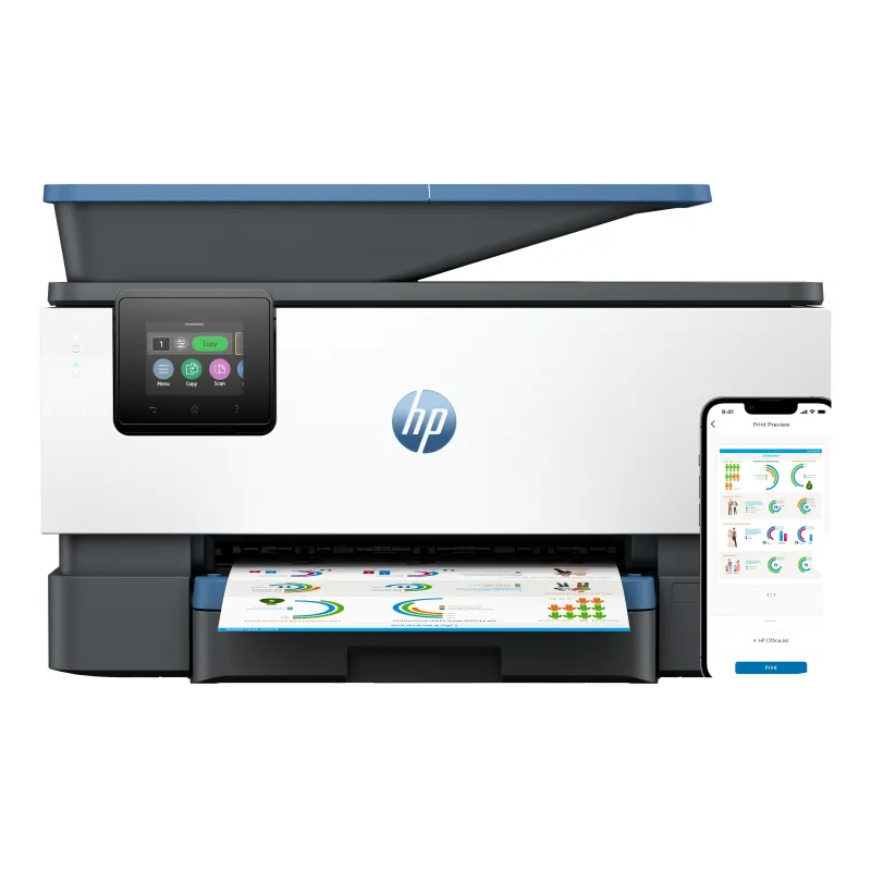 HP OfficeJet Pro 9125e Wireless All-in-One Colore Stampante, Instant Ink Stampa fronte retro